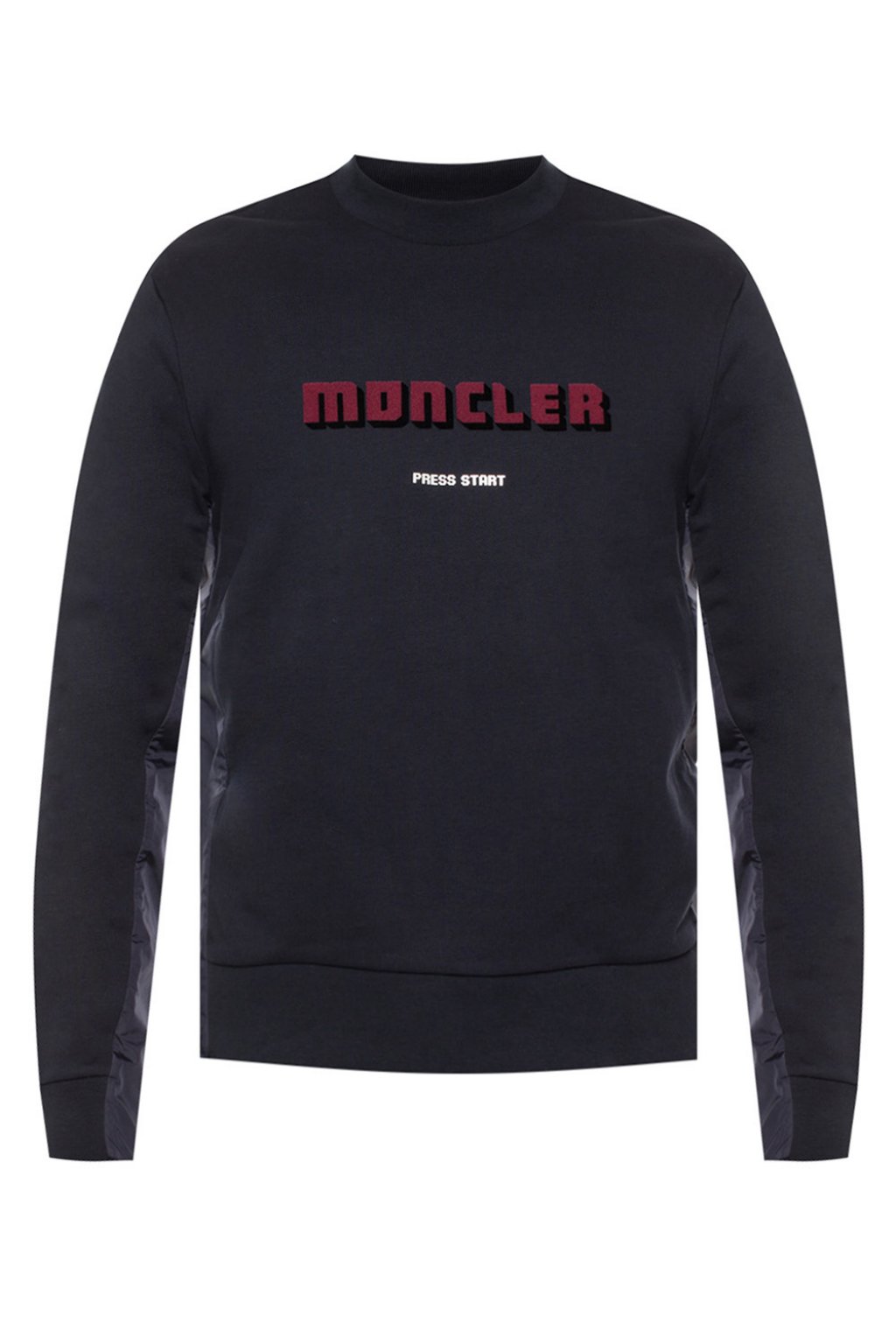 Navy blue Logo printed sweatshirt Moncler Vitkac Canada